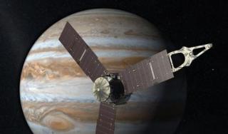 La sonde américaine Juno a atteint son objectif, Jupiter, après un très long voyage dans l’espace, 3 milliards de km, et dans le temps, 5 ans.